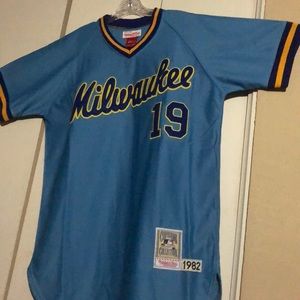 Mitchell & Ness Milwaukee Brewers Yount Jersey L